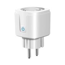 Tomada Inteligente WiFi Zigbee3.0 Plugue EU 16/20A Monitor De Energia Controle Por Voz Alexa Google