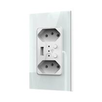 Tomada Inteligente Zigbee Brasileira com USB - Controle Remoto Tuya/Smart Life/Alexa/Google