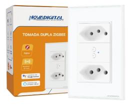 Tomada Inteligente Zigbee Dupla 1 Tomada 10a 1 Tomada 20a Tomada Inteligente Zigbee Dupla 1 Tomada 10a 1 Tomada 20a