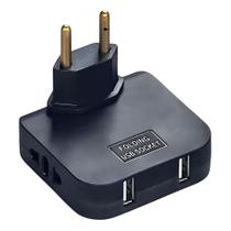 Tomada Interface Inteligente 2 Usb 2a5v 2 Tomada 10a 250v