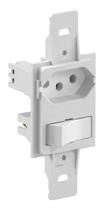 Tomada interruptor 2p t 10a 250v branca ref 10821-9