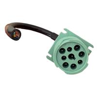 Tomada J1939 Redonda 9 Pinos Caminhão Cummins Deutsch Conector Customização Trucks