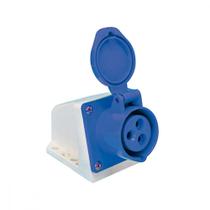 Tomada Jng Sobr.2P+T 16A 220V 6H Azul 113