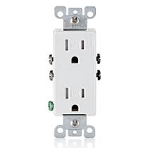 Tomada Leviton de 15 A 125V Duplex resistente a intempéries branca Tomada Leviton de 15 A 125V Duplex resistente a intempéries branca