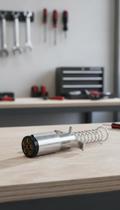 Tomada Macho 6 Polos Alumínio para Reboque 12V 24V