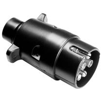 Tomada Macho em Plastico com 6 Polos Preta Tomada Macho em Plastico com 6 Polos Preta