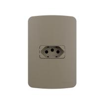 Tomada Margirius B3 Colors 2p+t 20a Com Placa 4x2 Argila