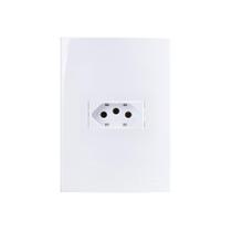 Tomada Margirius Sleek 2p+t 20a Com Placa 4x2 Branca