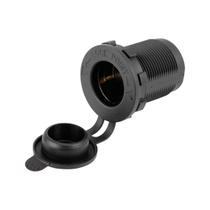 Tomada Modelo Acendedor LED Azul C/ Capa Protetora 12-24V