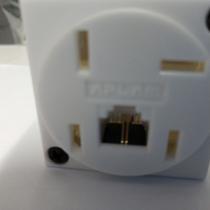 Tomada modular 2 vias 1 linha P/ telefone kit 25-pçs Tomada modular 2 vias 1 linha P/ telefone kit 25-pçs