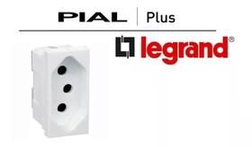 Tomada (módulo) 2P+T 10A Pialplus 615040 Pial Legrand