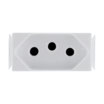 Tomada Modulo Aria Tramontina 2P+T 20A Branco Tomada Modulo Aria Tramontina 2P+T 20A Branco