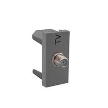 Tomada Módulo TV Pial Plus+ Cinza - Pial Legrand Tomada Módulo TV Pial Plus+ Cinza - Pial Legrand