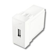 Tomada Modulo USB Bivolt Automático Modulare /Evidence / Blanc+ - FAME