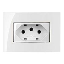 Tomada Móvel 3 Pinos 10a Branca Embutir Painel Margirius Tomada Móvel 3 Pinos 10a Branca Embutir Painel Margirius