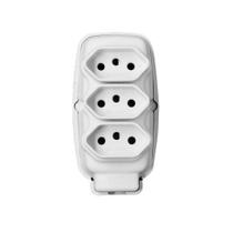 Tomada Multípla 3 Tomadas 2 Pólos + Terra 20A Branco Ilumi