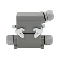 Tomada Multivias 10 Pinos Cabo Duplo 16A - IP65 Tomada Multivias 10 Pinos Cabo Duplo 16A - IP65