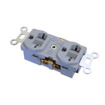 Tomada Nema 6-20R Dupla 20A 250V 2P+T Branca Tomada Nema 6-20R Dupla 20A 250V 2P+T Branca