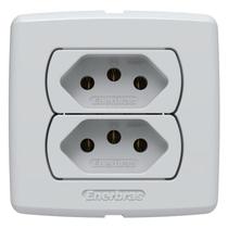 Tomada Neo Sottile Para Móveis 20A Dupla Branca Enerbras