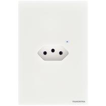 Tomada Onne Smart 2P+T Tramontina 10 A 250 V Branca Tomada Onne Smart 2P+T Tramontina 10 A 250 V Branca