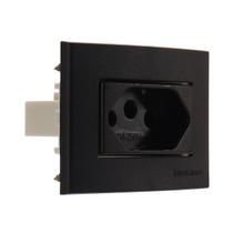 Tomada P/ Moveis Margirius 2P T 20A 250v Preta Clean