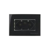 Tomada P/ Moveis Margirius 2p+t Preta 10a 250v Nbr 14136 Tomada P/ Moveis Margirius 2p+t Preta 10a 250v Nbr 14136