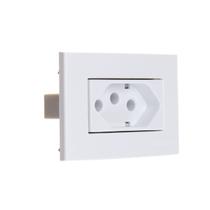 Tomada P Movel Margirius 2P T 20A 250v Branca Sleek