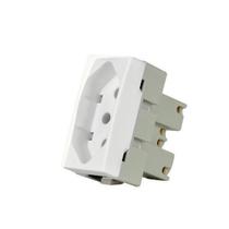 Tomada Padr Bras 2P+T 10A 250V Br Sleek - Kit 10 Unidades Tomada Padr Bras 2P+T 10A 250V Br Sleek - Kit 10 Unidades