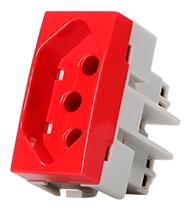 Tomada Padrao Brasileiro 2p+t 20a-250v Vermelho Infinit