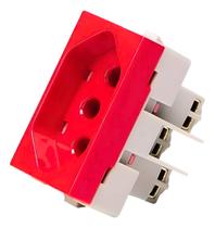Tomada Padrao Brasileiro 2p+t 20a-250v Vermelho Sleek