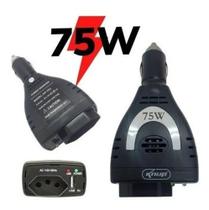 Tomada Para Carro Inversor 12v 110v 75w Tensao Usb Carregador - Envio Rápido