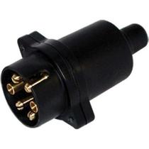 Tomada para Engate Macho 6 Polos Preta Tomada para Engate Macho 6 Polos Preta