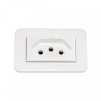 Tomada Para Moveis 2p+t 10a Lumitek Branca