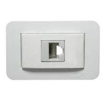 Tomada Para Móveis Informática Rj45 Cat06 Branco - Lumitek-Duda Ferragens
