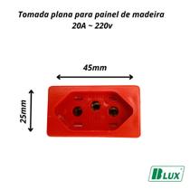 Tomada Para Painel De Madeira Ou Móveis Com Rabicho 20a 220v Tomada Para Painel De Madeira Ou Móveis Com Rabicho 20a 220v