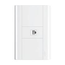 Tomada Para Rede Rj45 Cat5e Com Placa 4x2 Fame Modulare