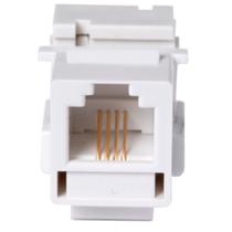 Tomada Para Telefone Branca RJ 11 TRAMONTINA