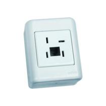 Tomada Para Telefone Com Ad Am 2 Ct 3263br F.l - Perlex Tomada Para Telefone Com Ad Am 2 Ct 3263br F.l - Perlex
