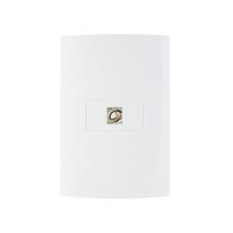 Tomada Para Telefone Margirius Sleek Rj11 4 Fios Com Placa E Suporte 4x2 Branca Tomada Para Telefone Margirius Sleek Rj11 4 Fios Com Placa E Suporte 4x2 Branca