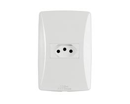 Tomada Petra 2P T Horiz C/Pl 20A 250V 39028