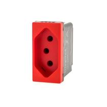 Tomada Pial Plus 10a 2p+t Verm 615083 Legrand