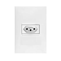 Tomada Pial Plus Branca 20A Com Placa