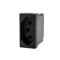 Tomada Pial Plus+ com Borne Automático Preto - Pial Legrand Tomada Pial Plus+ com Borne Automático Preto - Pial Legrand