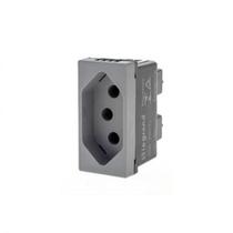 Tomada Pial Plus+ com Borne Parafuso Cinza 20A - Pial Legrand 615060CZ