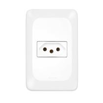 Tomada Pial Pop 2P + T 20A com Placa 4X2 - HDL