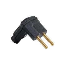 Tomada Plug 2 Pinos 10A Macho PLD6 Preto 250V Margirius Tomada Plug 2 Pinos 10A Macho PLD6 Preto 250V Margirius
