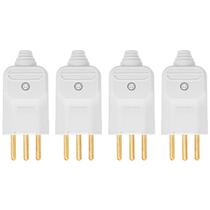 tomada plugue Margirius 2P+1T 10a prensa cabo kit 4 tomada plugue Margirius 2P+1T 10a prensa cabo kit 4