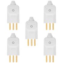 Tomada plugue Margirius 2P+1T 10a prensa cabo kit 5 Tomada plugue Margirius 2P+1T 10a prensa cabo kit 5