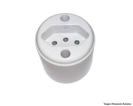 Tomada Pluzie 2P T Sobrepor Cz 10A 8203 c/12pcs