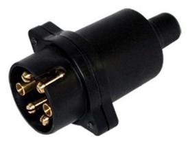 Tomada Preta Macho Para Engate De Carretinha Tomada Preta Macho Para Engate De Carretinha